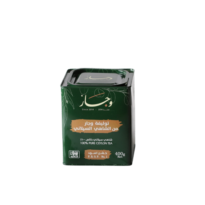 شاي وجار علبة  معدنية 400 جرام