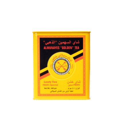 شاي السهمين الذهبي علبة معدنية 400 جرام