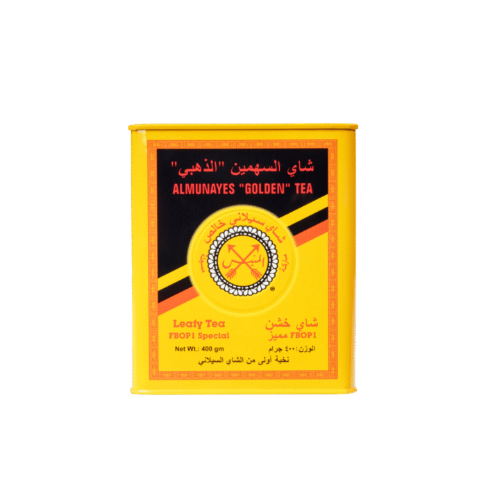 شاي السهمين الذهبي علبة معدنية 400 جرام